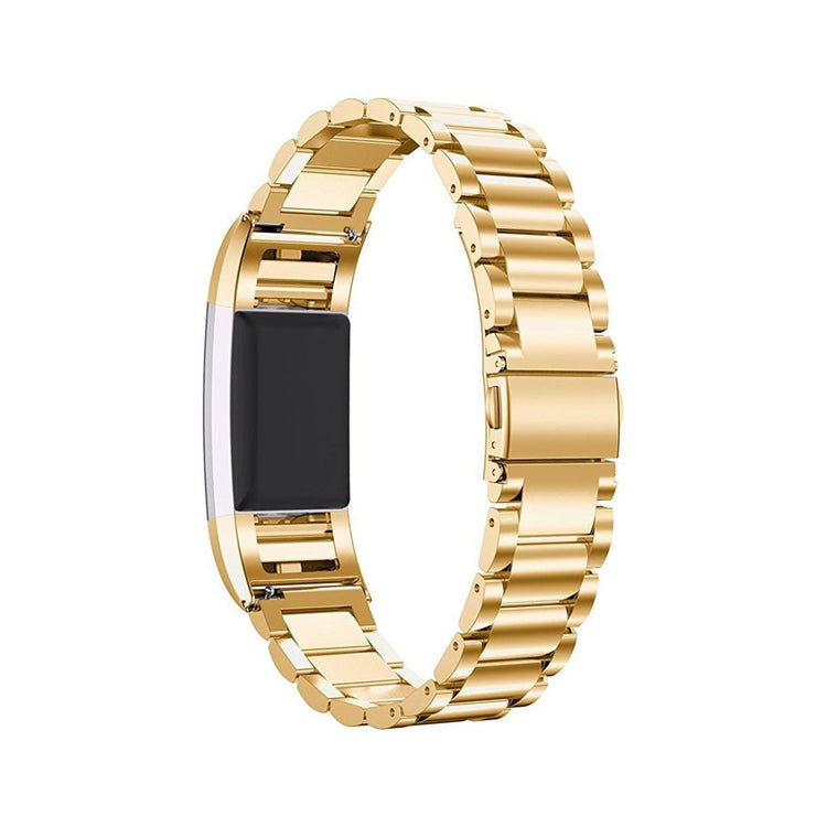 Vildt fed Fitbit Charge 2 Metal Rem - Guld#serie_1