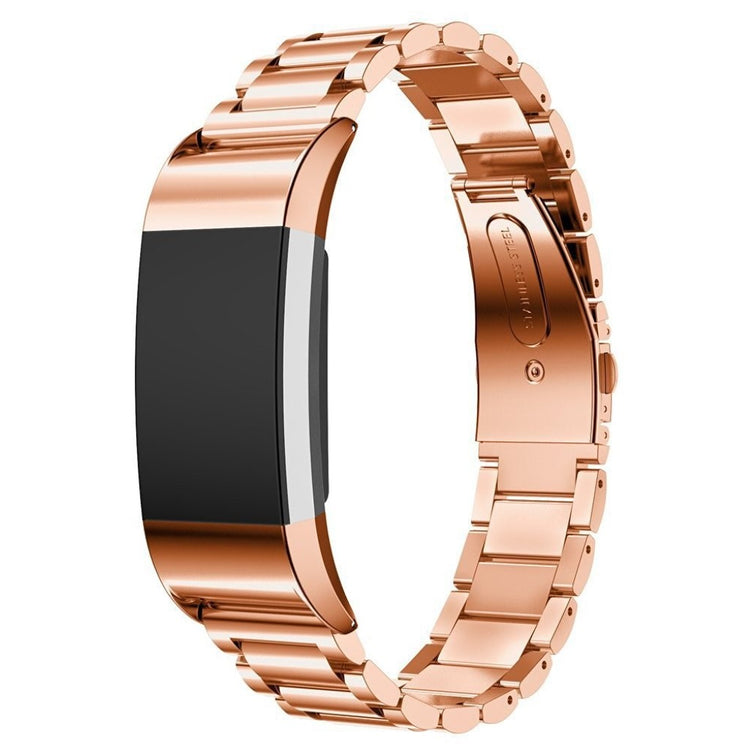 Vildt fed Fitbit Charge 2 Metal Rem - Pink#serie_2