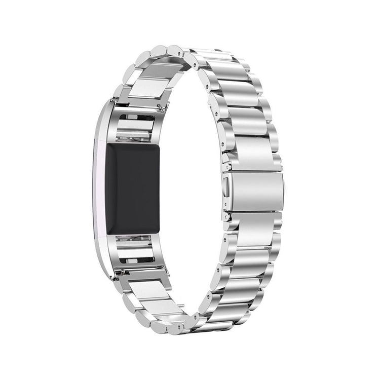 Vildt fed Fitbit Charge 2 Metal Rem - Sølv#serie_3