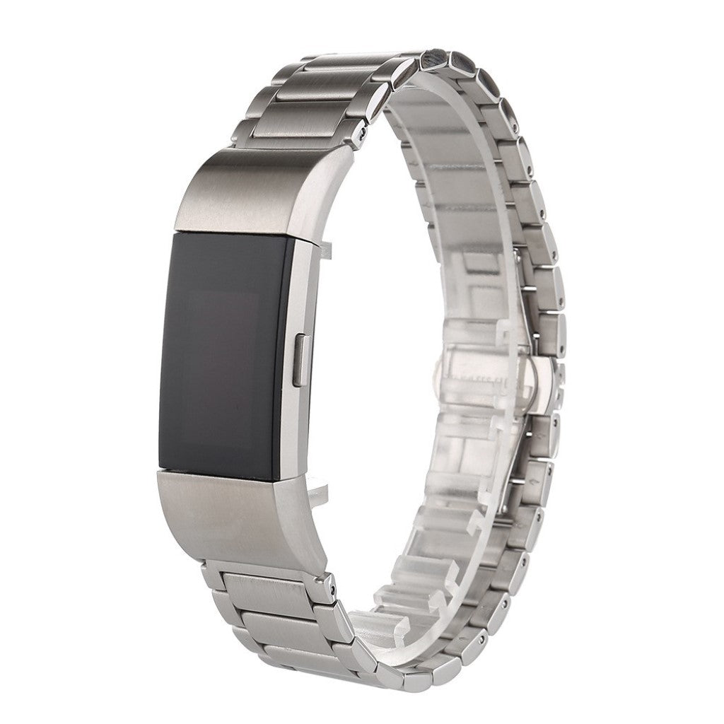 Helt vildt nydelig Fitbit Charge 2 Metal Rem - Sølv#serie_3