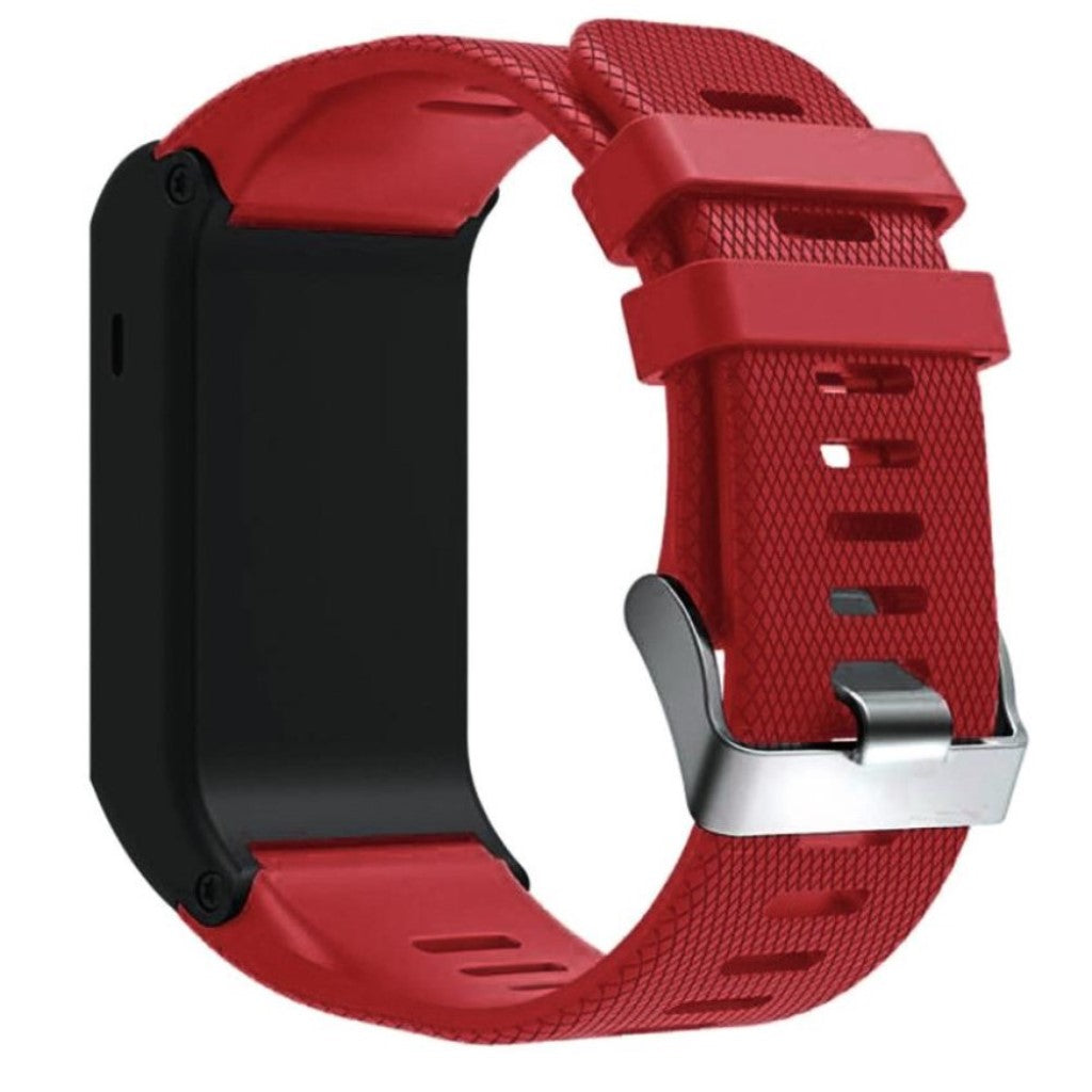 Rigtigt sejt Garmin Vivoactive HR Silikone Rem - Rød#serie_7