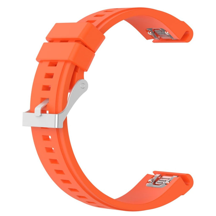 Pænt Garmin Fenix 5X / Garmin Tactix Charlie Silikone Rem - Orange#serie_10