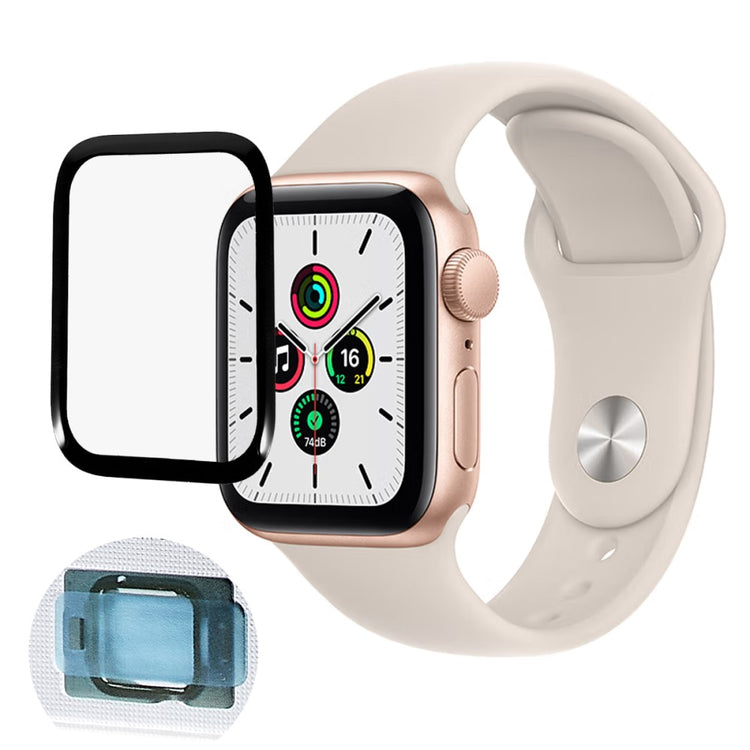 Apple Watch Series 7 41mm Silikone Skærmbeskytter - Gennemsigtig#serie_558