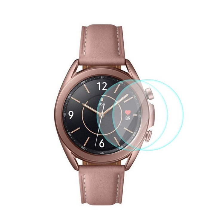 2stk Samsung Galaxy Watch 3 (41mm) Hærdet Glas Skærmbeskytter - Gennemsigtig#serie_446