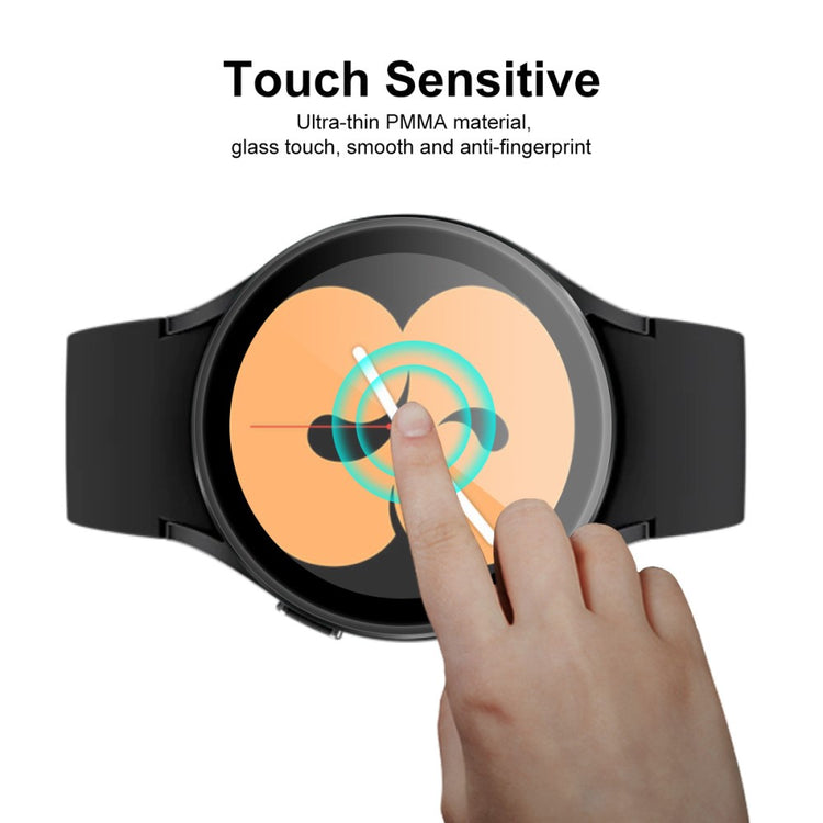 Samsung Galaxy Watch 4 (40mm) Hærdet Glas  3D Kurvet Skærmbeskytter - Gennemsigtig#serie_574