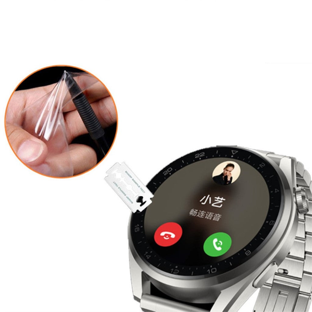 Huawei Watch 3 Pro Plastik Skærmbeskytter - Gennemsigtig#serie_275