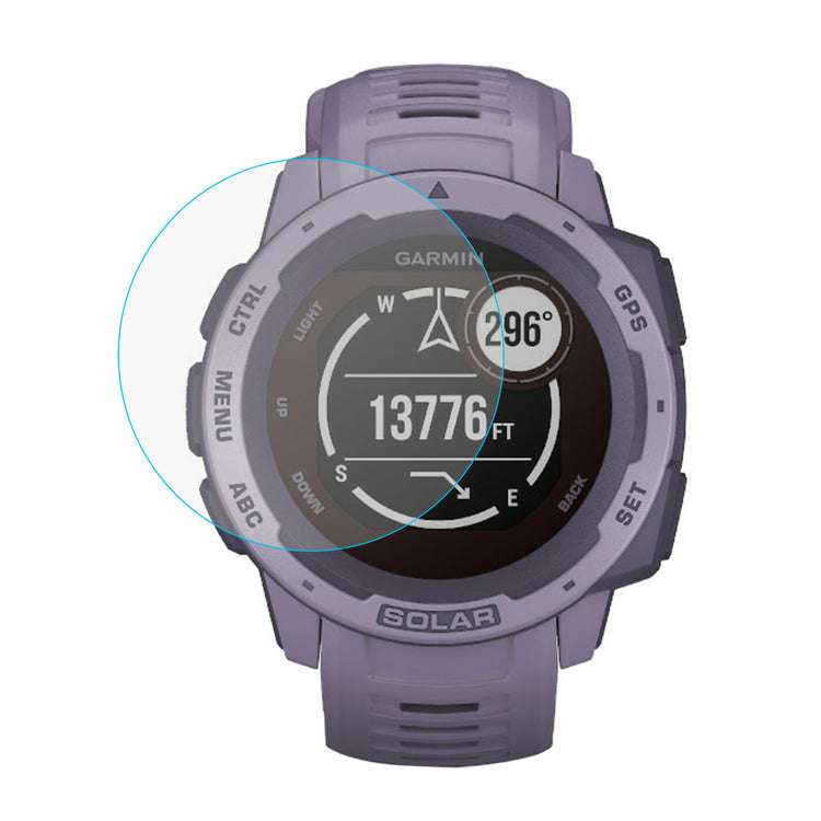 Garmin Instinct Solar Silikone Skærmbeskytter - Gennemsigtig#serie_113