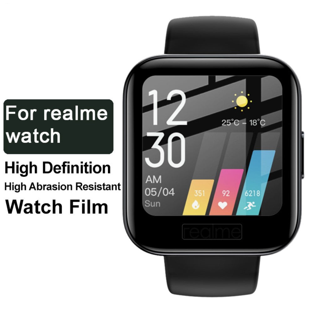 Realme Watch Plastik  HD Skærmbeskytter - Gennemsigtig#serie_1