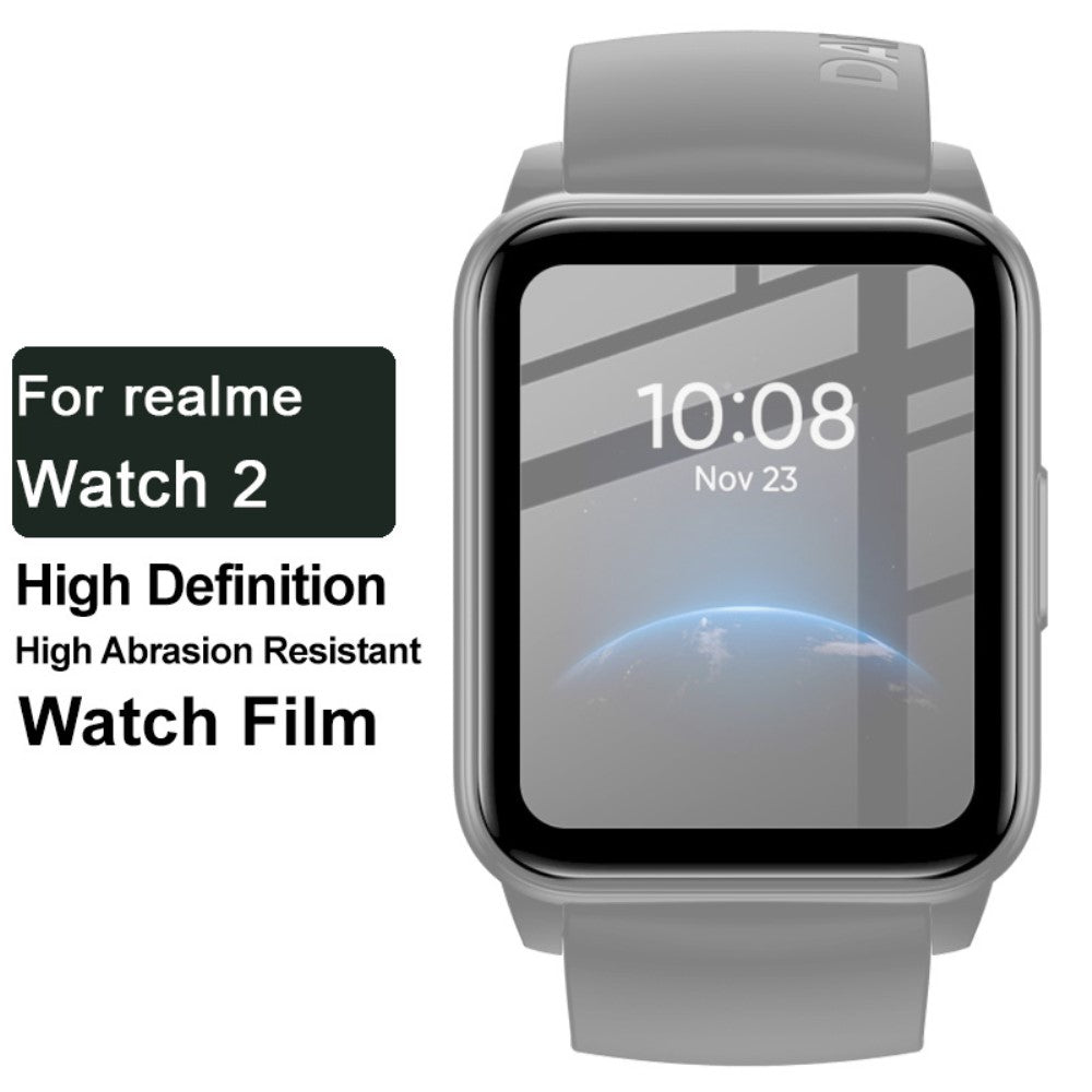 Realme Watch 2 Plastik  HD Skærmbeskytter - Gennemsigtig#serie_2