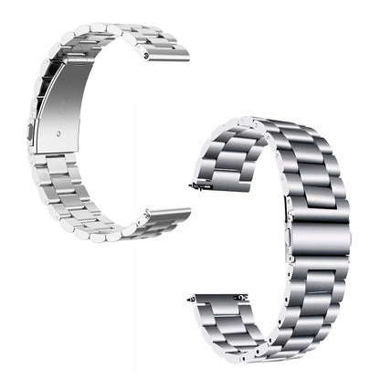 Ticwatch / Samsung Gear S3 Classic / Huawei Watch GT stainless steel watch band - Silver#serie_4