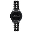 Absolut robust Universell Metall und Kunstleder armband