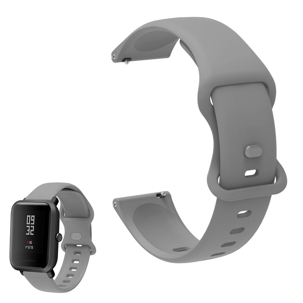 Universal simple silicone watch strap - Grey#serie_5