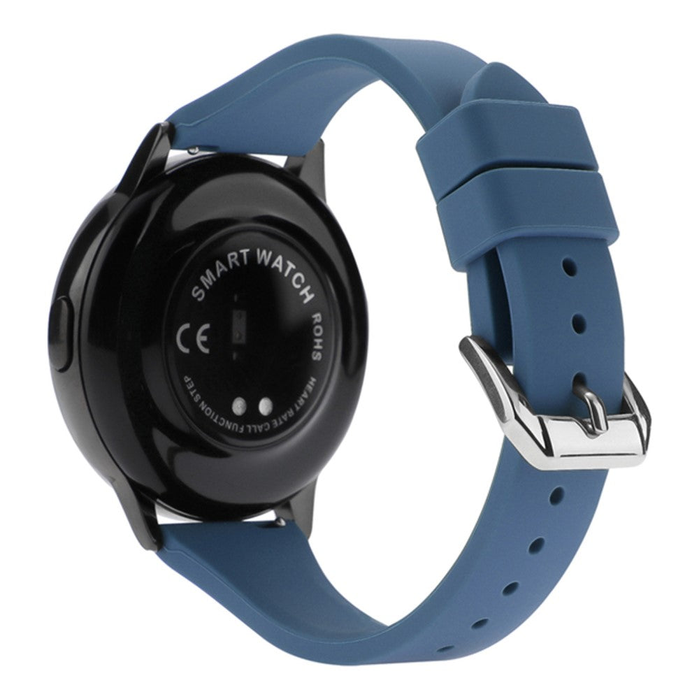 22mm Universal silicone watch strap - Blue#serie_12