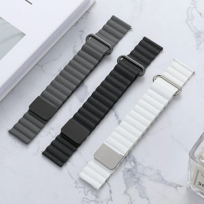 Vildt elegant Universal Ægte læder Urrem - Sølv#serie_2