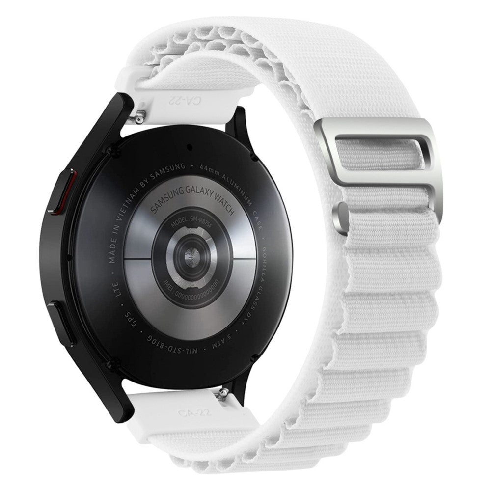 18mm Universal nylon watch strap - White#serie_2