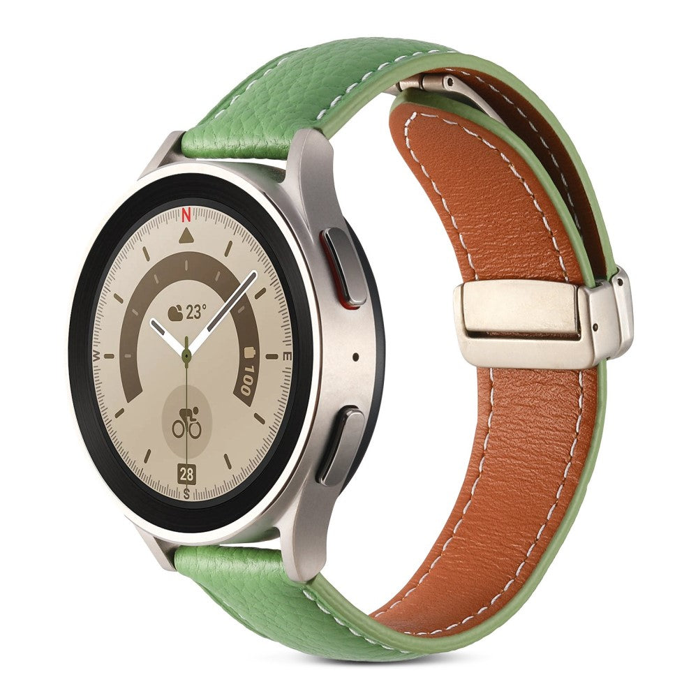Vildt cool Universal Ægte læder Rem - Grøn#serie_3