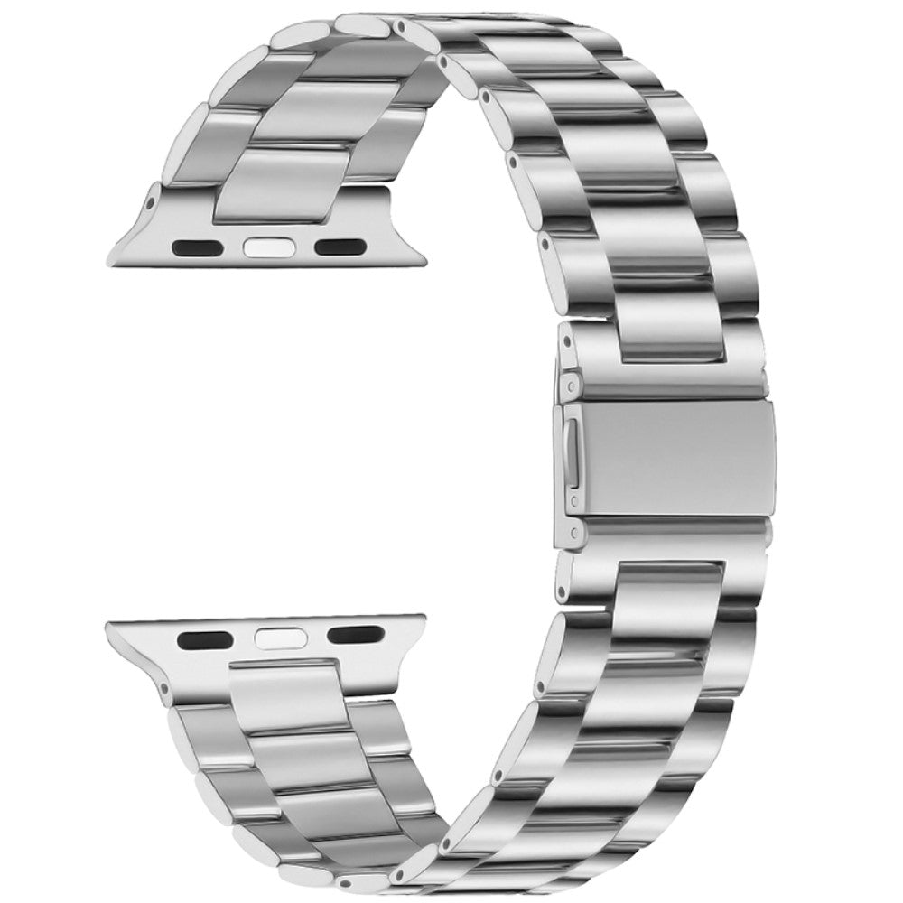 Mega sejt Apple Watch Series 7 41mm Metal Rem - Sølv#serie_059