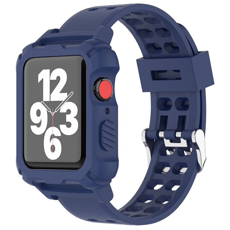 Super cool Apple Watch Series 7 41mm Silikone Rem - Blå#serie_3