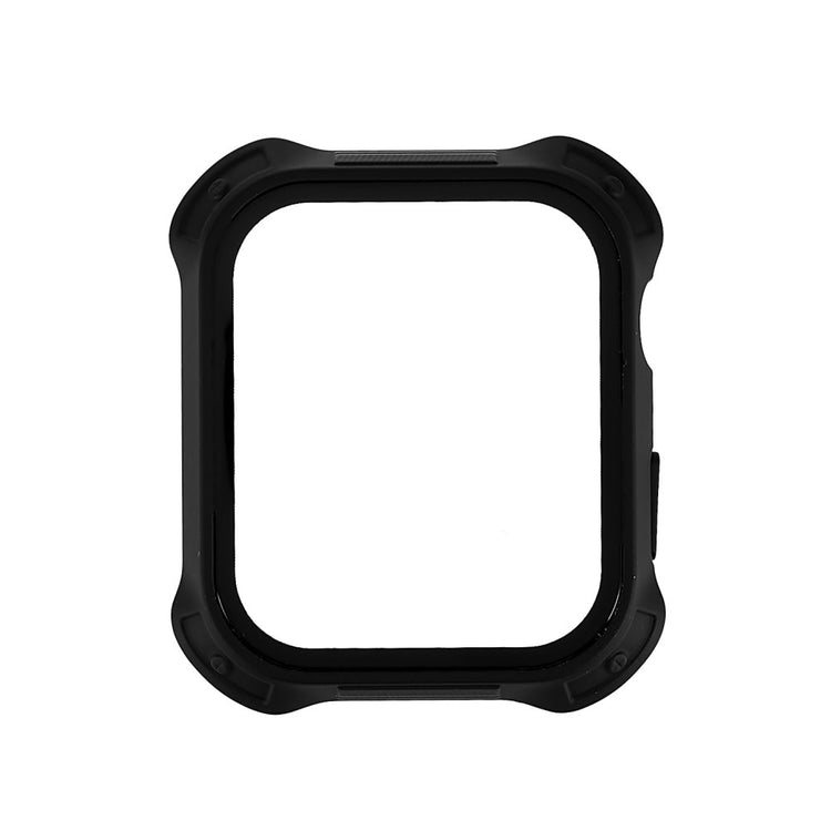 Mega Fed Apple Watch Series 7 41mm Cover med Skærmbeskytter i Plastik og Hærdet Glas - Sort#serie_1