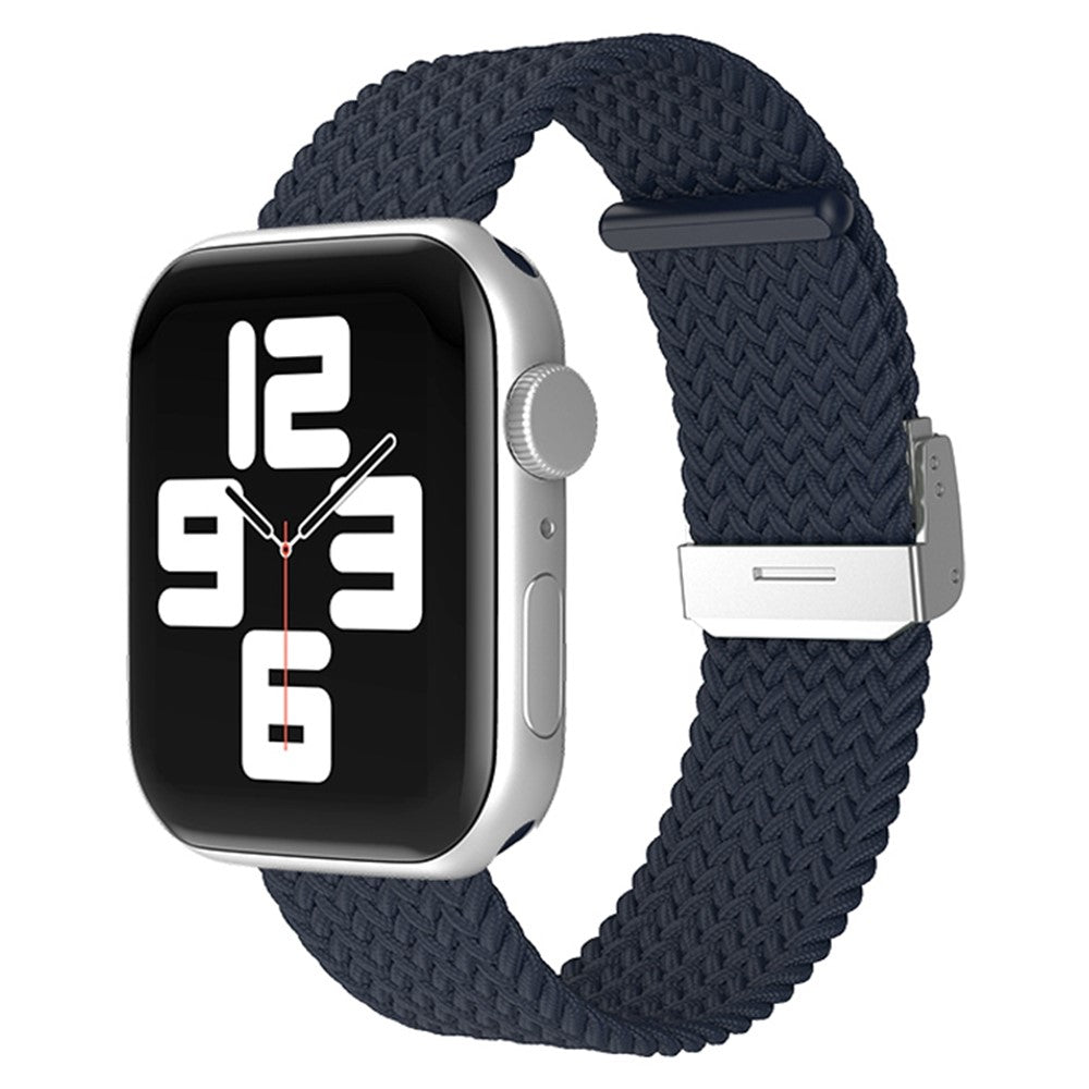 Helt vildt hårdfør Apple Watch Series 7 41mm Stof Urrem - Blå#serie_17