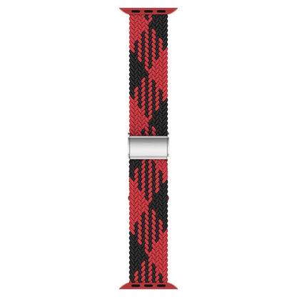 Helt vildt fantastisk Apple Watch Series 7 41mm Stof Urrem - Rød#serie_12