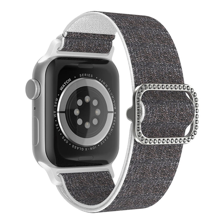 Rigtigt cool Apple Watch Series 7 41mm Nylon Rem - Sort#serie_4