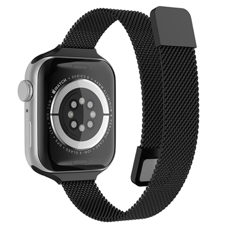 Meget komfortabel Apple Watch Series 7 41mm Metal Rem - Sort#serie_9