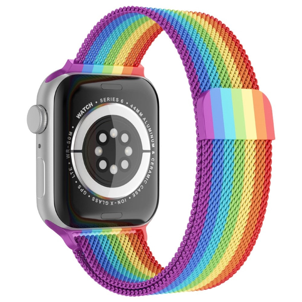 Super kønt Apple Watch Series 7 41mm Metal Rem - Flerfarvet#serie_1