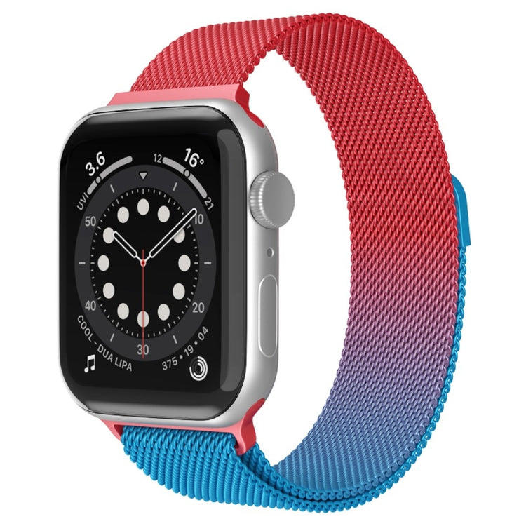 Godt Apple Watch Series 7 41mm Metal Urrem - Flerfarvet#serie_14