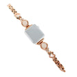 Mega bequem Universell Apple Metall und Strass armband
