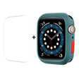 Mega Stylisch Apple Watch Series 7 45mm Hülle mit Displayschutz in Silikon / TPU