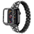 Apple Watch Series 7 45mm Metall armband mit Hülle