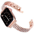 Zeitlos Apple Watch Series 7 45mm Metall und Strass armband