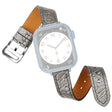 Mega bequem Apple Watch Series 7 45mm Echtes Leder armband