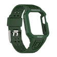 Apple Watch Series 7 45mm Plastik armband mit Lederhülle
