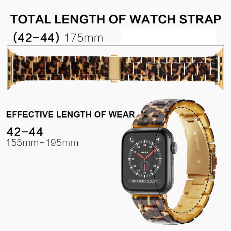 Mega komfortabel Apple Watch Series 7 45mm  Urrem - Flerfarvet#serie_15