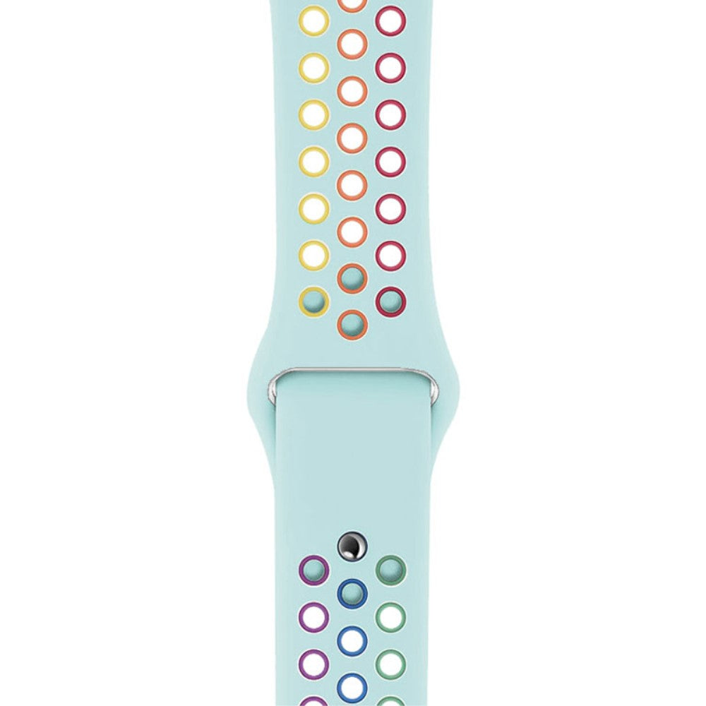 Meget fed Apple Watch Series 7 45mm Silikone Urrem - Blå#serie_7