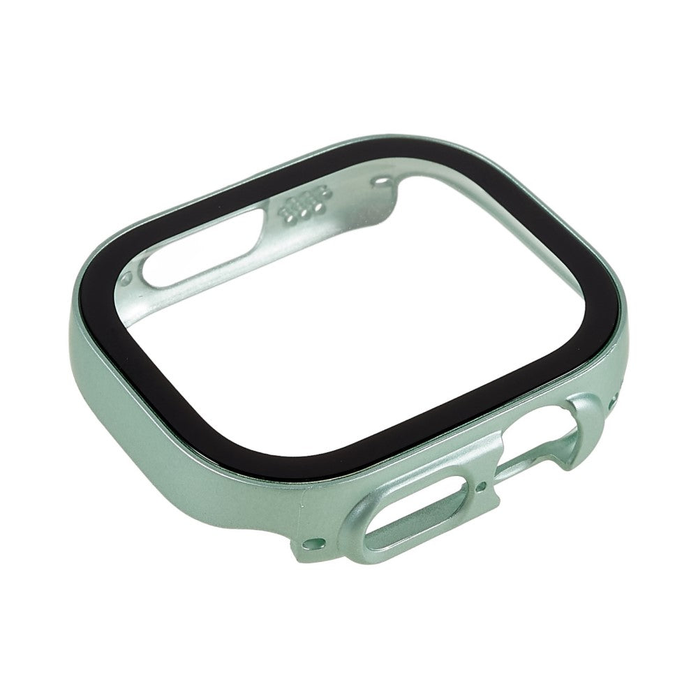 Vildt Godt Apple Watch Ultra Cover med Skærmbeskytter i Plastik og Hærdet Glas - Grøn#serie_6