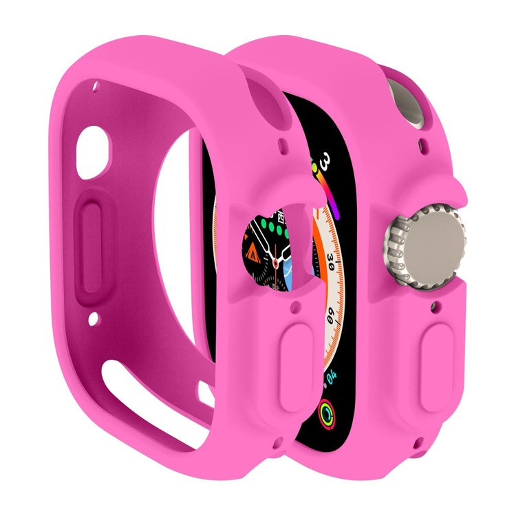 Apple Watch Ultra  Silikone Bumper  - Pink#serie_1