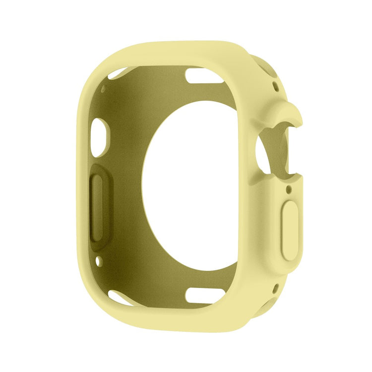 Apple Watch Ultra  Silikone Bumper  - Gul#serie_10