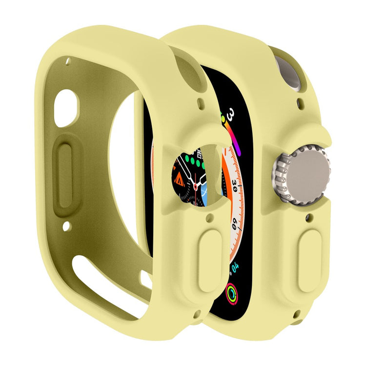 Apple Watch Ultra  Silikone Bumper  - Gul#serie_10