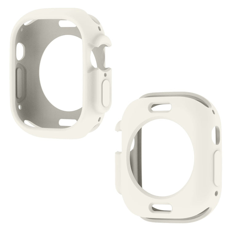 Apple Watch Ultra  Silikone Bumper  - Hvid#serie_12