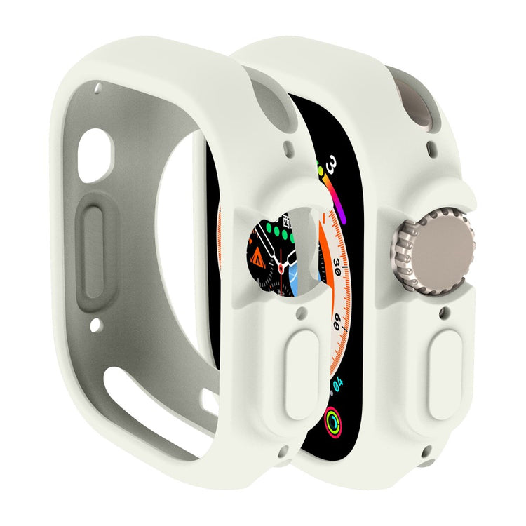 Apple Watch Ultra  Silikone Bumper  - Sølv#serie_13