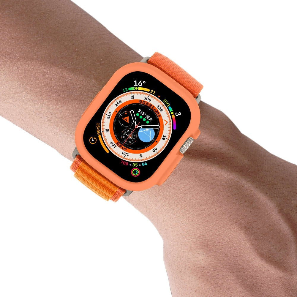 Apple Watch Ultra  Silikone Bumper  - Orange#serie_4