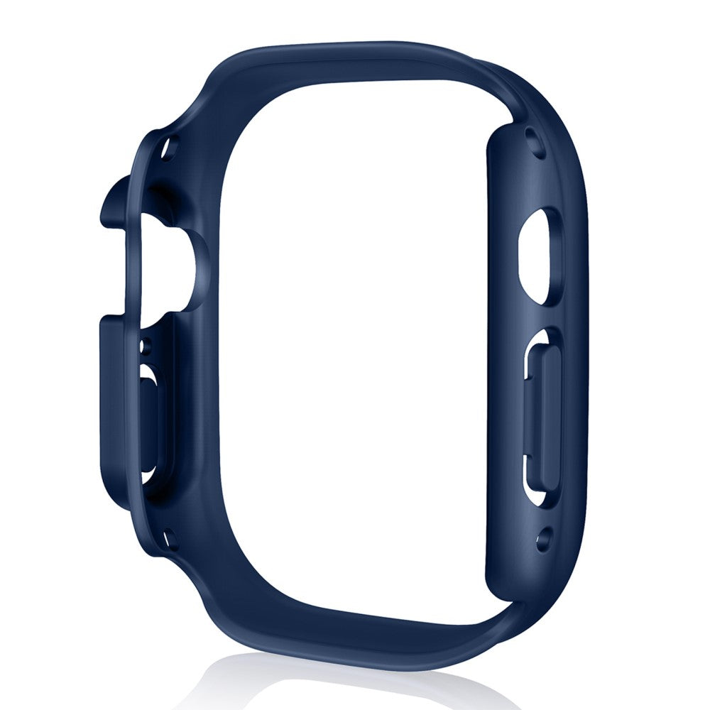 Beskyttende Apple Watch Ultra Cover med Skærmbeskytter i Plastik og Hærdet Glas - Grøn#serie_13