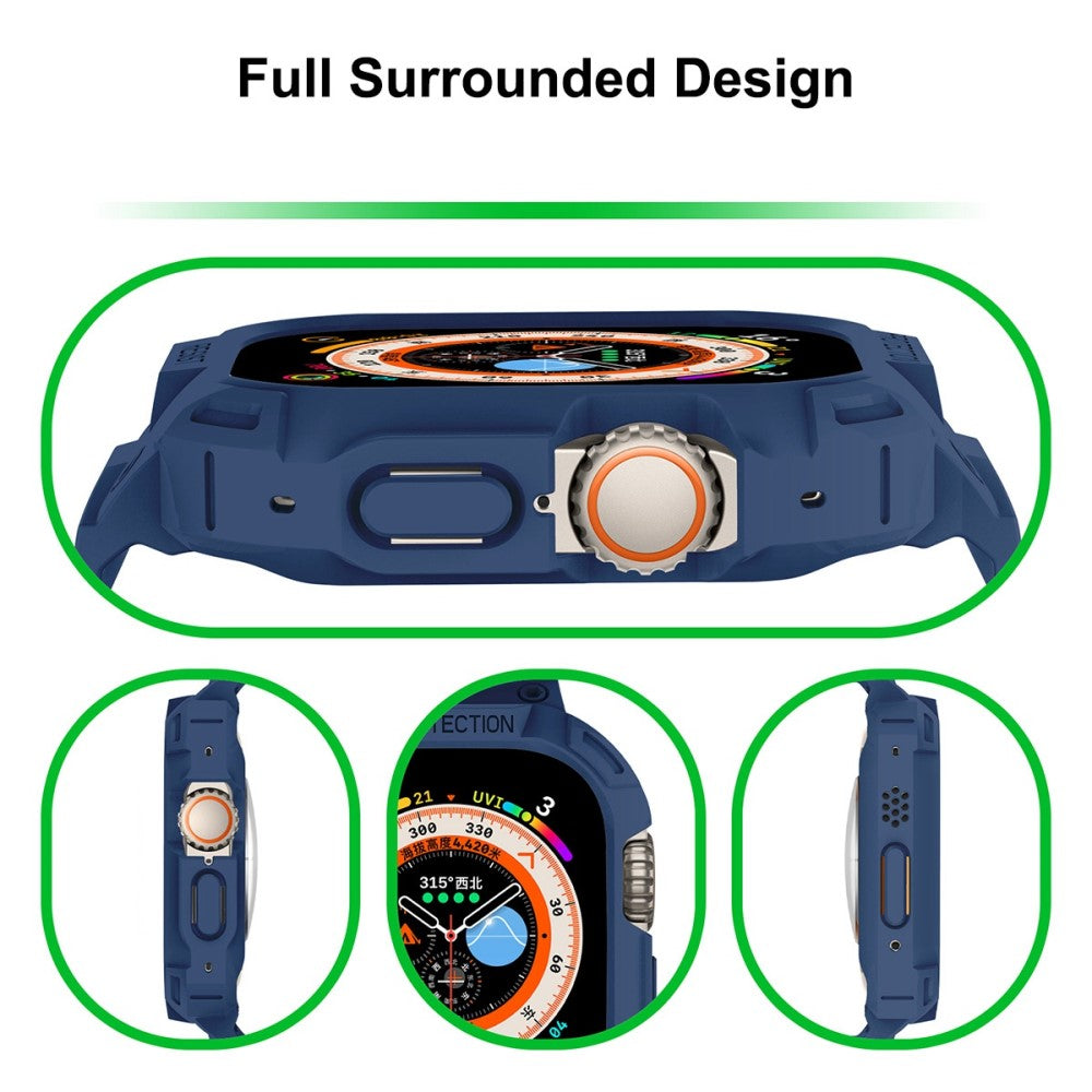 Meget sejt Apple Watch Ultra Silikone Rem - Sort#serie_5