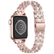 Auffallend süß Universell Apple Metall und Strass armband