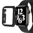 Schützend Apple Watch Series 8 (41mm) / Apple Watch Series 7 41mm Hülle mit Displayschutz in Plastik und Gehärtetes Glas