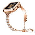 Brillant Universell Apple Metall und Strass armband