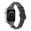 Großartig Universell Apple Metall und Kunstleder armband